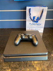 Video Game PlayStation 4 500GB c/ 1 controle SEMINOVO
