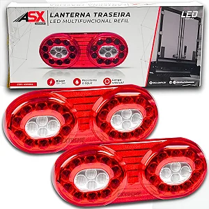 Lanterna Traseira Led Caminhão Carreta Randon Refil 12/24v