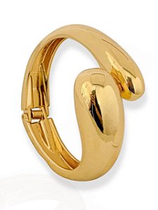 Bracelete Duo Gota- Folhado Ouro 18k