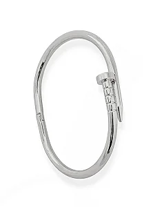 Bracelete Prego- Aço Inoxidável - Prata 925