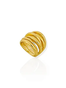 Anel Aida- Folhado a Ouro18k