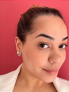 Brinco Coração Ametista- Prata 925