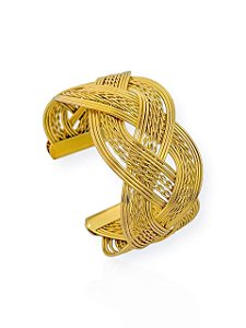 Bracelete Maximalista Texturizado Duplo