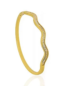 Bracelete Ondulado Navetes