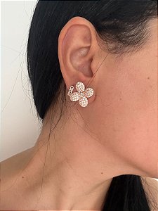 Brinco Amélia Grande Zircônia