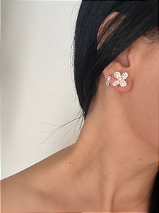 Brinco Amélia Pequeno Zircônia