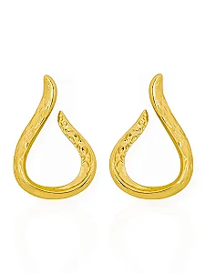 Brinco Anzol Dourado