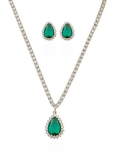 Conjunto Seraphine Verde- Prata 925