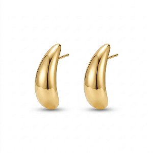 Brinco Liso Dourado