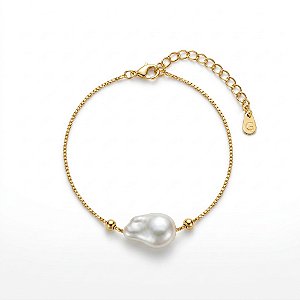 Pulseira Pérola Dourado