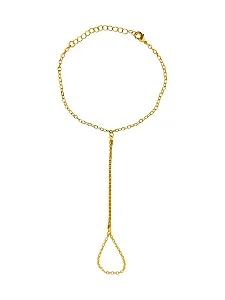 Pulseira Hand Chain Riviera Ouro (PULHCRIVO)