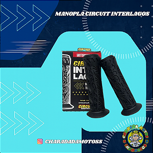 Manopla Circuit Interlagos Plus Punho Moto Motocross Par