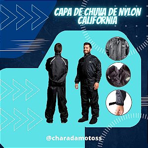Capa de Chuva Califórnia Nylon