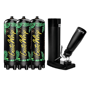 3 Cápsulas de Chantilly + 1 Máquina de Chantilly - Kit Advanced