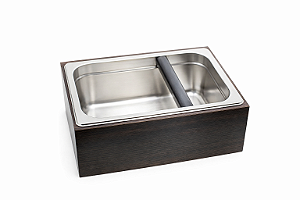 Batedor De Borra De Café Knock Box Inox E Madeira BestWhip
