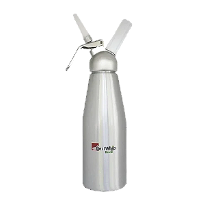 Garrafa Sifão para Chantilly Profissional Alumínio 1 Litro
