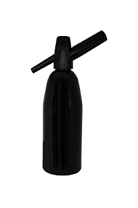Garrafa Sifão Para Soda E Água Com Gás Alumínio Preta 1L Best Whip