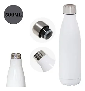 Garrafa alumínio Branco 500ml