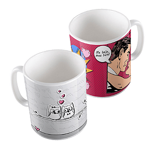 Caneca de Plástico Branco 105grs