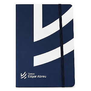 Caderno A6 Capa Emborrachada Edgar Abreu