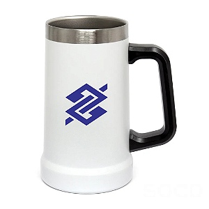 Caneca Térmica de Aço Inox 700ml Banco do Brasil