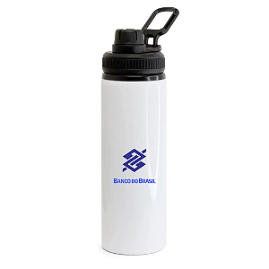 Squeeze Alumínio Cantil 750ML Banco do Brasil