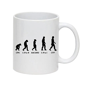 Caneca de Cerâmica Evolução CFP