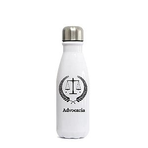 Garrafa alumínio Branco 500ml