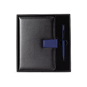 Kit Executivo Em Couro 2 Peças
