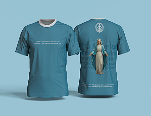 Camiseta Nossa Senhora das Graças 100% Algodão