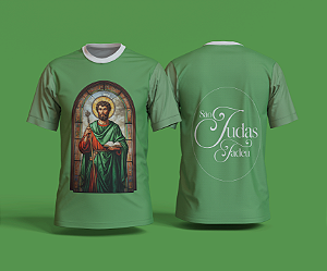 Camiseta São Judas Tadeu 100% Algodão