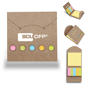 Bloco Kraft post-ít mini CFP