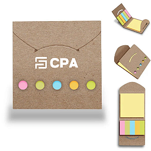 Bloco Kraft post-ít mini CPA