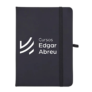 Caderno de Bolso Capa Emborrachada Edgar Abreu
