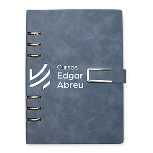 Caderno Fichário PU Edgar Abreu