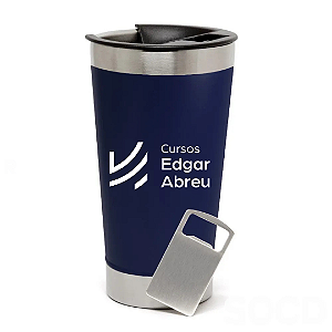 Copo Térmico 500ML c/Abridor Edgar Abreu