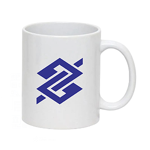 Caneca de Cerâmica Banco do Brasil
