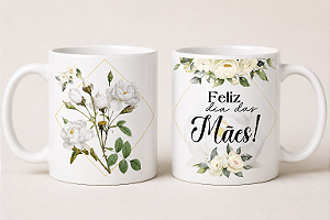 Caneca de cerâmica -Feliz dia das Mães