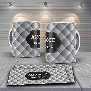 Caneca de ceramica - Amo você