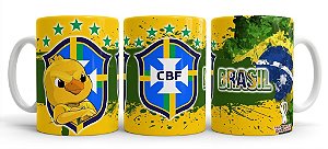 Caneca de ceramica - CBF Brasil 2026
