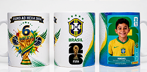 Caneca de ceramica - Sua figurinha personalizada
