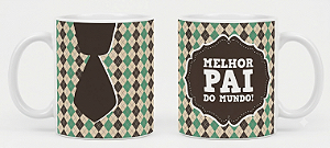 Caneca de cerâmica - Melhor Pai do Mundo