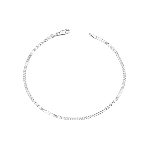 Pulseira Masculina Grumet 2mm em Prata 925 Legítima 21cm Essencial Man