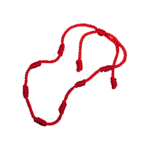 Pulseira 7 Nós Proteção Vermelha