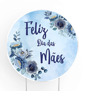 Painel Redondo Dia das Mães 7 - Tecido Sublimado