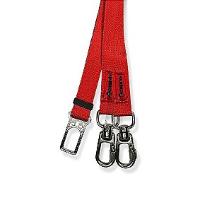 Cinto de Segurança Duplo para cachorros Vermelho