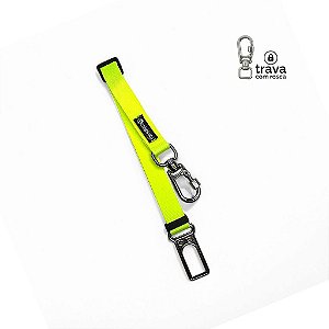 Cinto de Segurança para cachorros Neon Amarelo