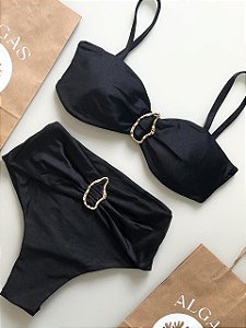 BIQUÍNI HOTPANTS C/ DUAS JÓIAS ORGANICAS