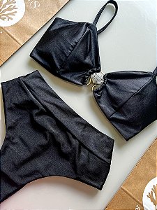 BIQUÍNI HOTPANTS C/ JÓIA CONCHA DO MAR