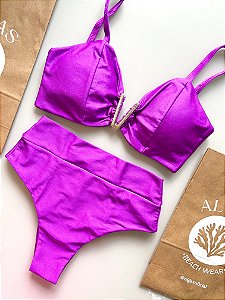 BIQUÍNI HOTPANTS C/ JÓIA EM V